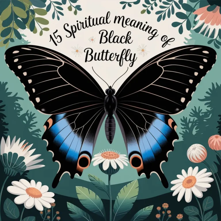 15 Spiritual Meaning of Black Butterfly: A Comprehensive Guide